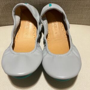Tieks By Gavrieli Classic Gray Leather Ballet Flats Women’s Size 6
